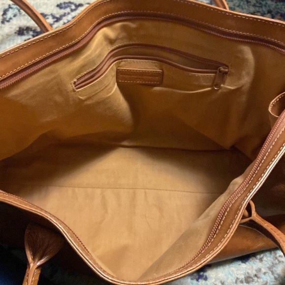 Banana Republic Tan Leather Women's Bag - Picture 5 of 7